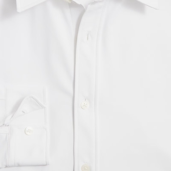 NWT J. Crew White Men's performance athletic stretch dress shirt size XXL 2XL - Picture 2 of 5